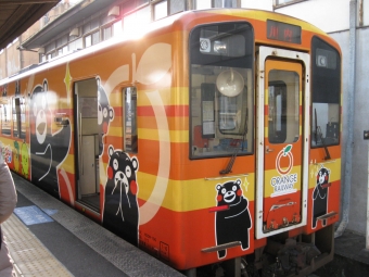 上熊本駅から津奈木駅の乗車記録(乗りつぶし)写真