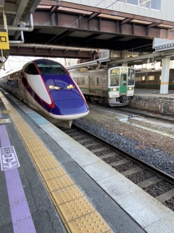 米沢駅から東京駅:鉄道乗車記録の写真