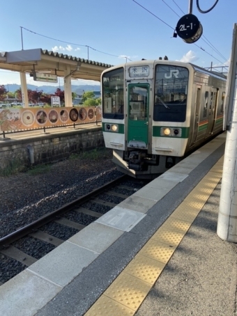 赤湯駅から米沢駅:鉄道乗車記録の写真