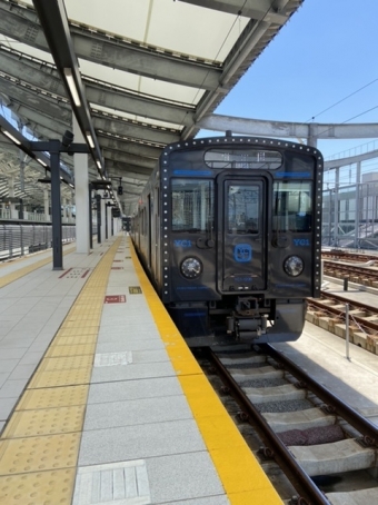 長崎駅から早岐駅の乗車記録(乗りつぶし)写真