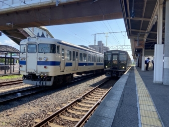 肥前山口駅から佐賀駅の乗車記録(乗りつぶし)写真