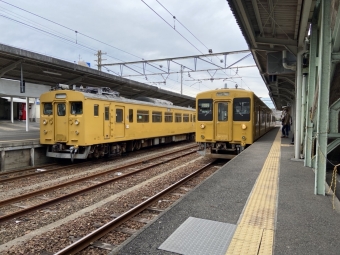 宇部新川駅から草江駅の乗車記録(乗りつぶし)写真