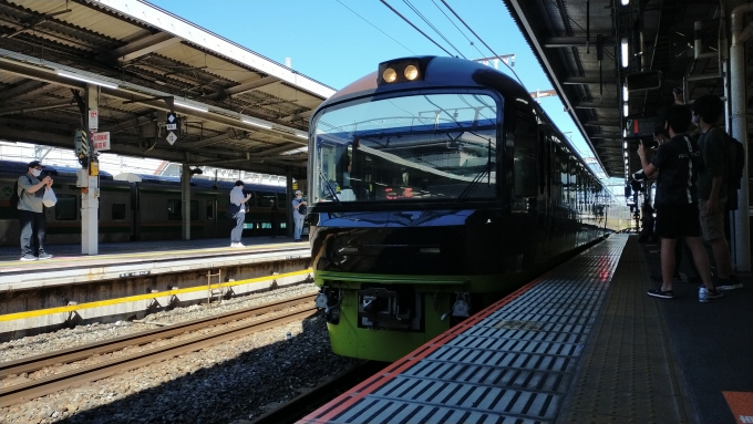 鉄道乗車記録の写真:乗車した列車(外観)(1)     「大回りでやまどりを使い高崎へ向かいました。」