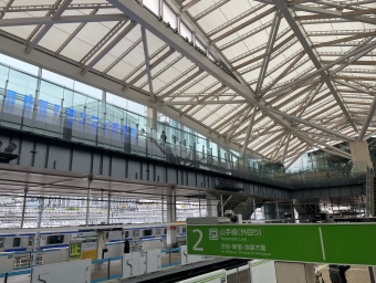 高輪ゲートウェイ駅から渋谷駅の乗車記録(乗りつぶし)写真