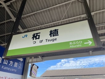 柘植駅から貴生川駅の乗車記録(乗りつぶし)写真
