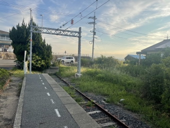 長門本山駅から居能駅の乗車記録(乗りつぶし)写真