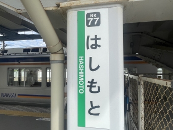 橋本駅から堺東駅の乗車記録(乗りつぶし)写真