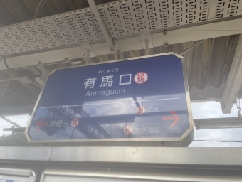 有馬口駅から横山駅:鉄道乗車記録の写真