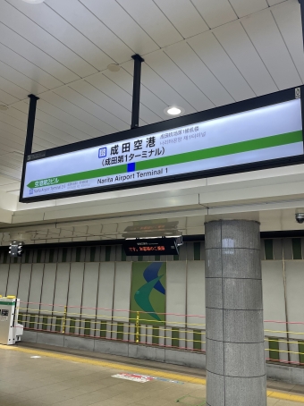 成田空港駅から佐倉駅:鉄道乗車記録の写真