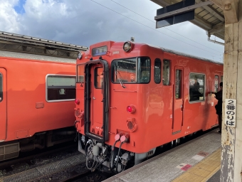 浜坂駅から豊岡駅の乗車記録(乗りつぶし)写真