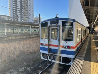 鉄道乗車記録「取手駅から下館駅(2022/01/22)」の鉄レコ写真