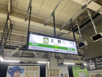 神田駅から上野駅:鉄道乗車記録の写真