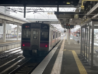 新庄駅から秋田駅:鉄道乗車記録の写真