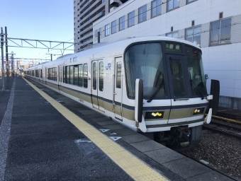 大阪駅から草津駅の乗車記録(乗りつぶし)写真