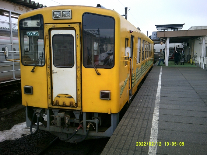 鉄道乗車記録の写真:乗車した列車(外観)(10)        「秋田内陸縦貫鉄道　鷹巣行」
