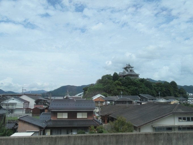 鉄道乗車記録の写真:車窓・風景(16)        「福知山城」