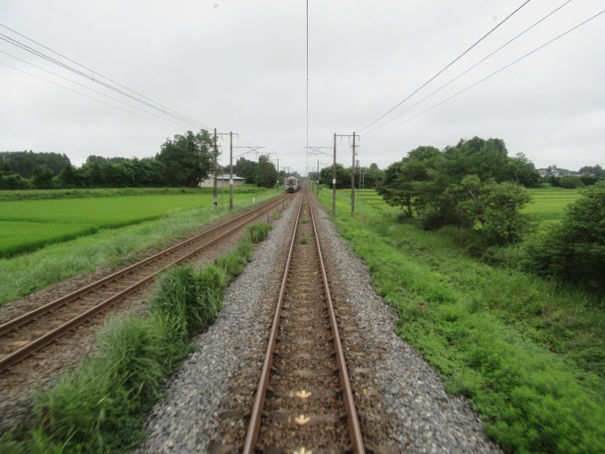 鉄道乗車記録の写真:車窓・風景(3)        「続く直線」