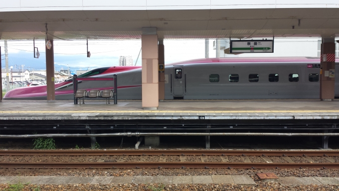 鉄道乗車記録の写真:列車・車両の様子(未乗車)(2)        「秋田新幹線」