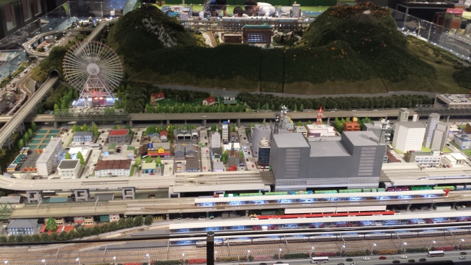 鉄道乗車記録の写真:駅舎・駅施設、様子(5)        「鉄道模型の展示もありました」