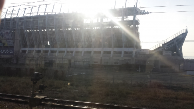 鉄道乗車記録の写真:車窓・風景(3)        「鳥栖スタジアム」