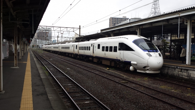 鉄道乗車記録の写真:列車・車両の様子(未乗車)(7)        「長崎駅に停車のかもめ号」