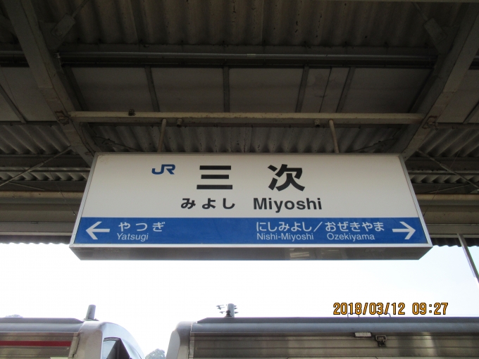 鉄道乗車記録の写真:駅名看板(21)        
