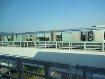 神戸空港駅から三宮駅の乗車記録(乗りつぶし)写真