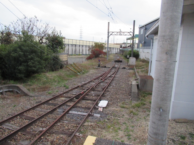 鉄道乗車記録の写真:駅舎・駅施設、様子(3)        「内部構内の車止め」