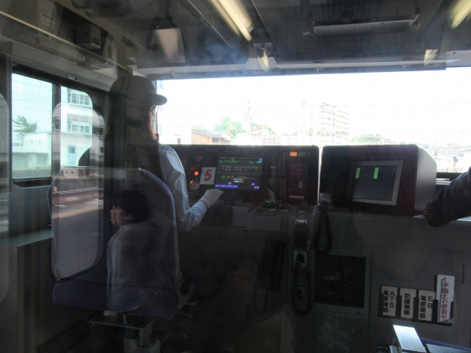鉄道乗車記録の写真:車内設備、様子(6)        「新しい運転台」