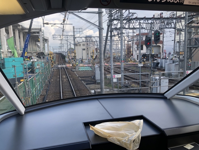 鉄道乗車記録の写真:車窓・風景(8)        「知立駅付近の高架工事」
