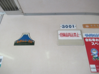 大場駅から三島駅の乗車記録(乗りつぶし)写真