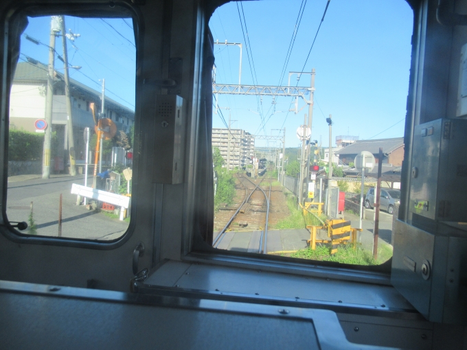 鉄道乗車記録の写真:車窓・風景(12)        「大輪田駅で2度目のすれ違い」