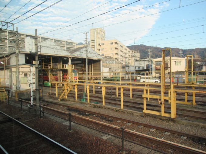 鉄道乗車記録の写真:駅舎・駅施設、様子(3)        「車両基地」