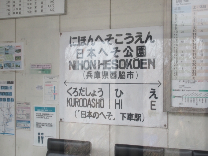 鉄道乗車記録の写真:駅名看板(4)        