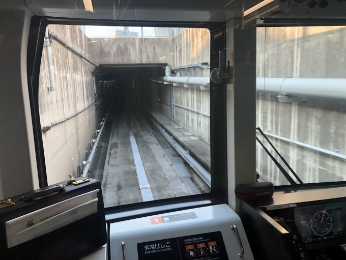鉄道乗車記録の写真:車窓・風景(7)        「途中から地下へ」
