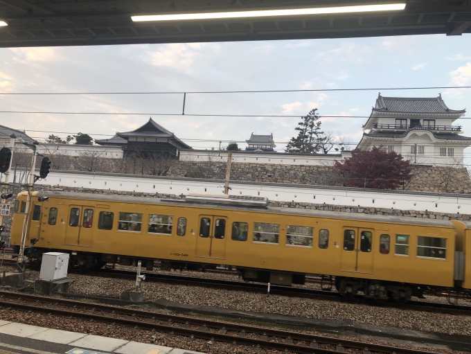 鉄道乗車記録の写真:車窓・風景(4)        「福山城」