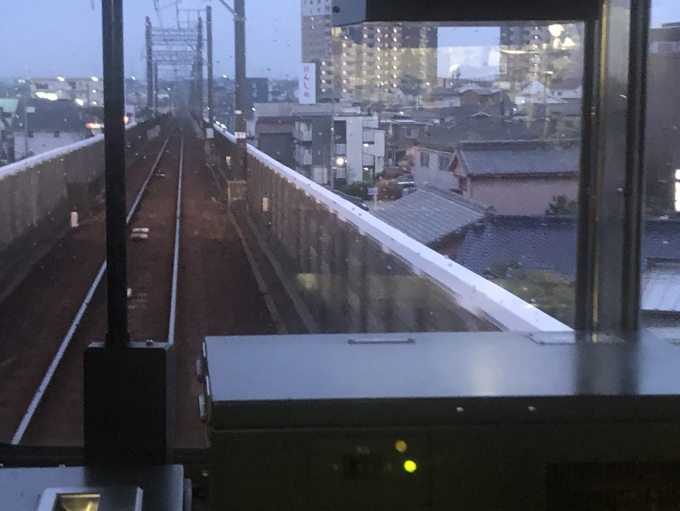鉄道乗車記録の写真:車窓・風景(6)        「刈谷市から単線」