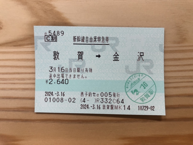 鉄道乗車記録の写真:きっぷ(5)        「一応記念に」