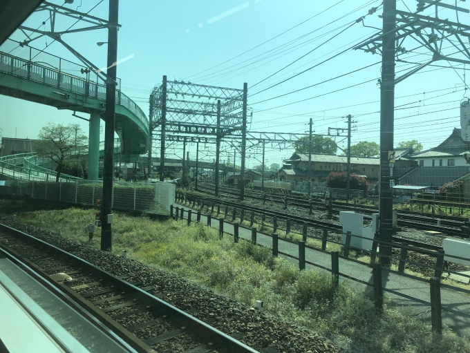 鉄道乗車記録の写真:車窓・風景(5)        「犬山駅から三方向に分かれる」