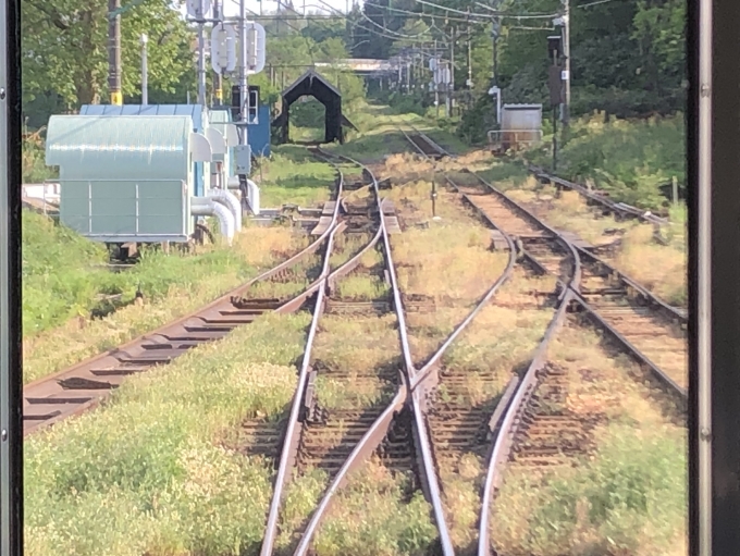 鉄道乗車記録の写真:車窓・風景(6)     「二本木駅のスイッチバック」