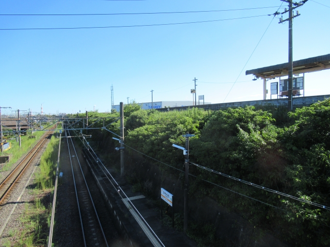 鉄道乗車記録の写真:駅舎・駅施設、様子(1)        「伊勢線と関西本線は別」