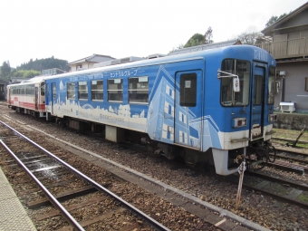明智駅から花白温泉駅の乗車記録(乗りつぶし)写真