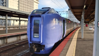 大沼公園駅から函館駅の乗車記録(乗りつぶし)写真