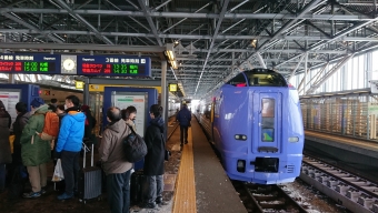 旭川駅から名寄駅の乗車記録(乗りつぶし)写真