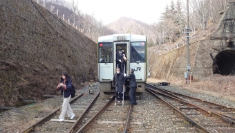 釜石駅から陸中大橋駅の乗車記録(乗りつぶし)写真