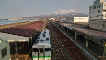 森駅から長万部駅:鉄道乗車記録の写真