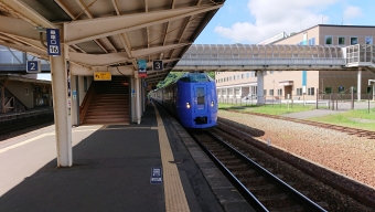 洞爺駅から伊達紋別駅の乗車記録(乗りつぶし)写真