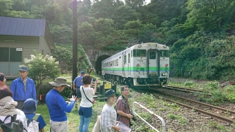 伊達紋別駅から小幌駅の乗車記録(乗りつぶし)写真