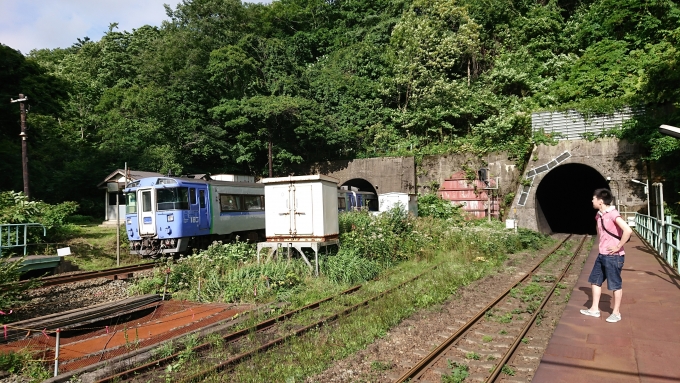 鉄道乗車記録の写真:列車・車両の様子(未乗車)(2)        「小幌を通過する、札幌行き特急北斗13号」