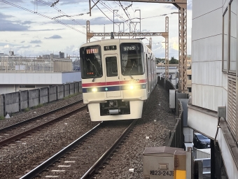 京王稲田堤駅から稲城駅の乗車記録(乗りつぶし)写真
